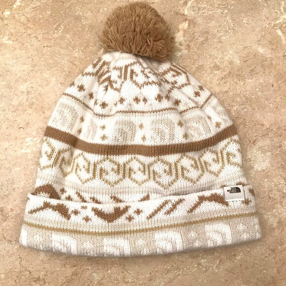 The North Face Fair Isle Beanie Snow Hat Unisex - Picture 1 of 8